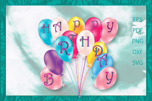 3d Happy Birthday Balloon Layer Floral3: Elevating Your KDP Interior Designs