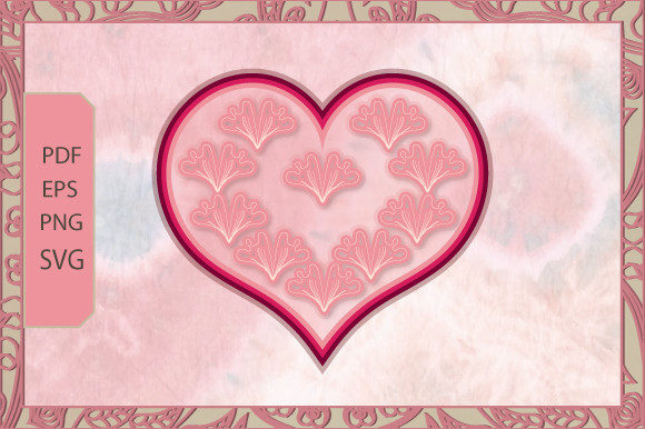 3D Pastel Heart SVG
