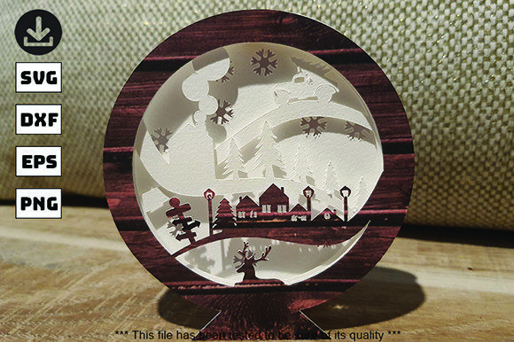 Creating Depth and Dimension with 3D Papercut CHRISTMAS Ornaments SVG