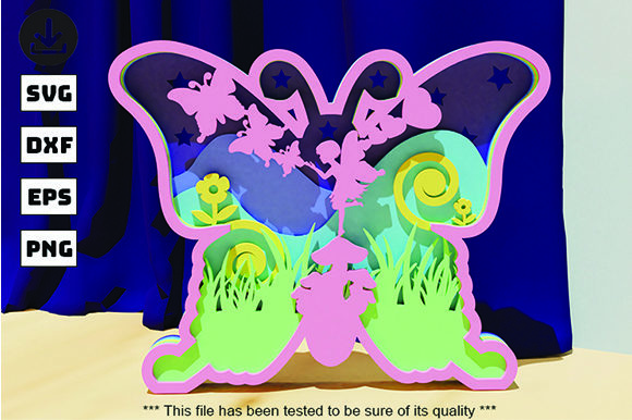 Fairy 3D, Laser Cut Templates